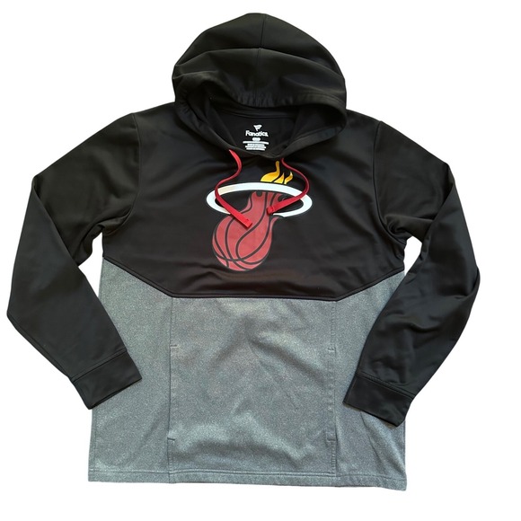 Fanatics Other - Fanatics Men's NBA Black Miami Heat Hooded Sweatshirt Size Medium